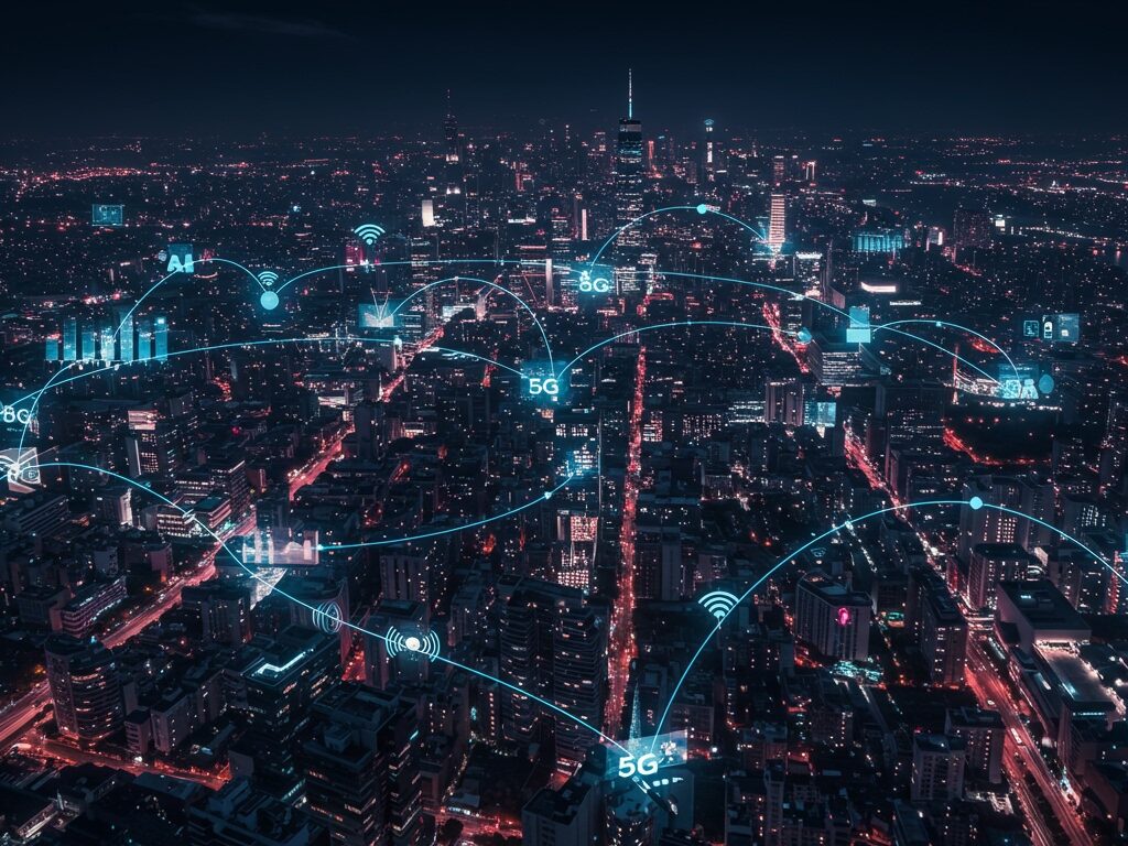 Future Urban Living: Asia's AI and 5G Smart City Revolution