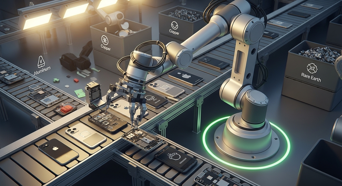 iPhone 17 assembly machines in a factory production line