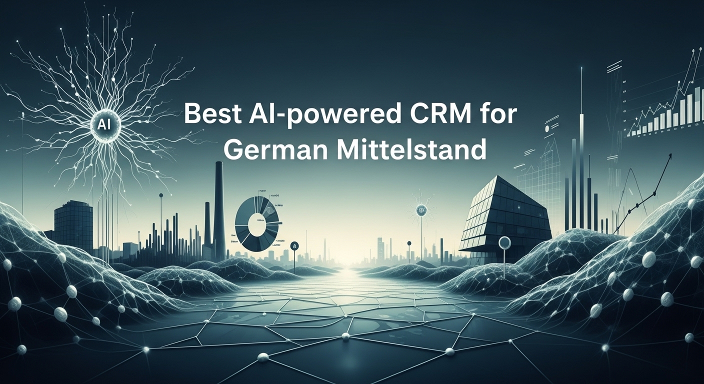AI-powered CRM dashboard for German Mittelstand SMEs
