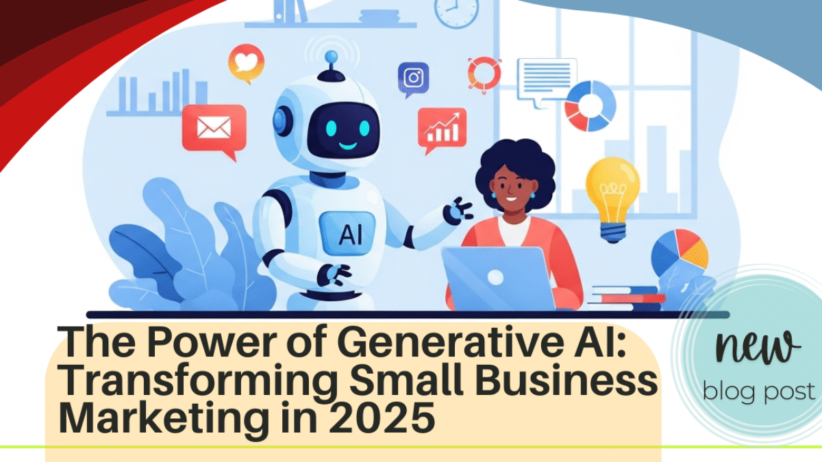 Generative AI transforming small business marketing in 2025 with automation, creative content generation, and customer growth strategies.