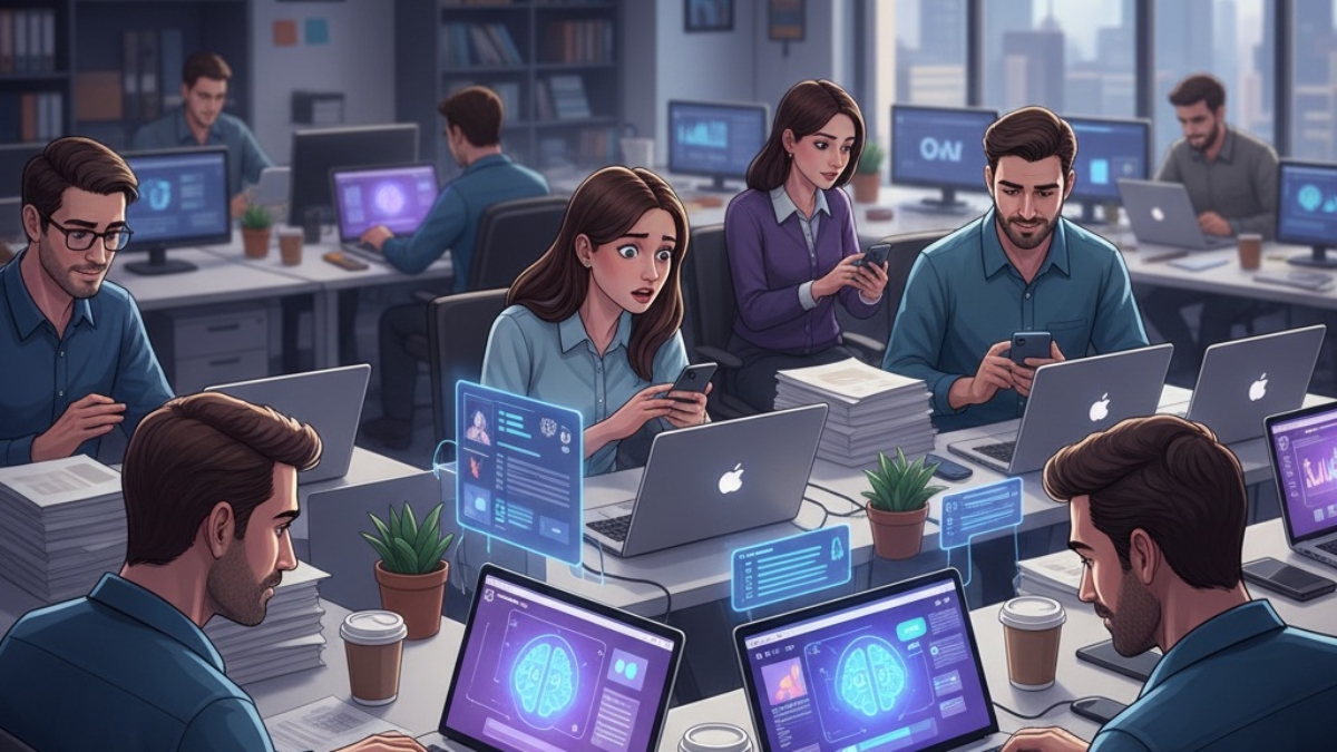 American employees secretly using AI tools at work to boost productivity