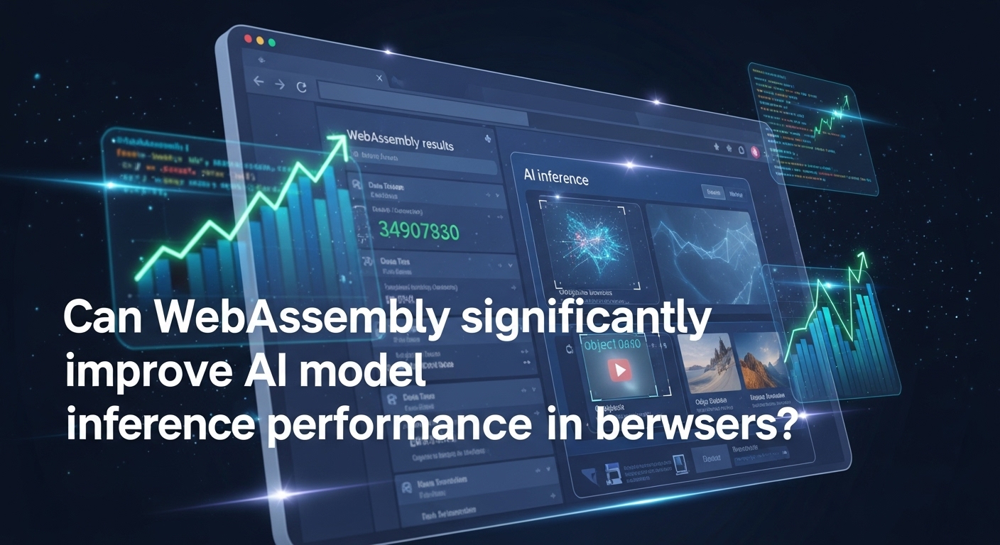 Can WebAssembly significantly improve AI model inference performance in browsers?
