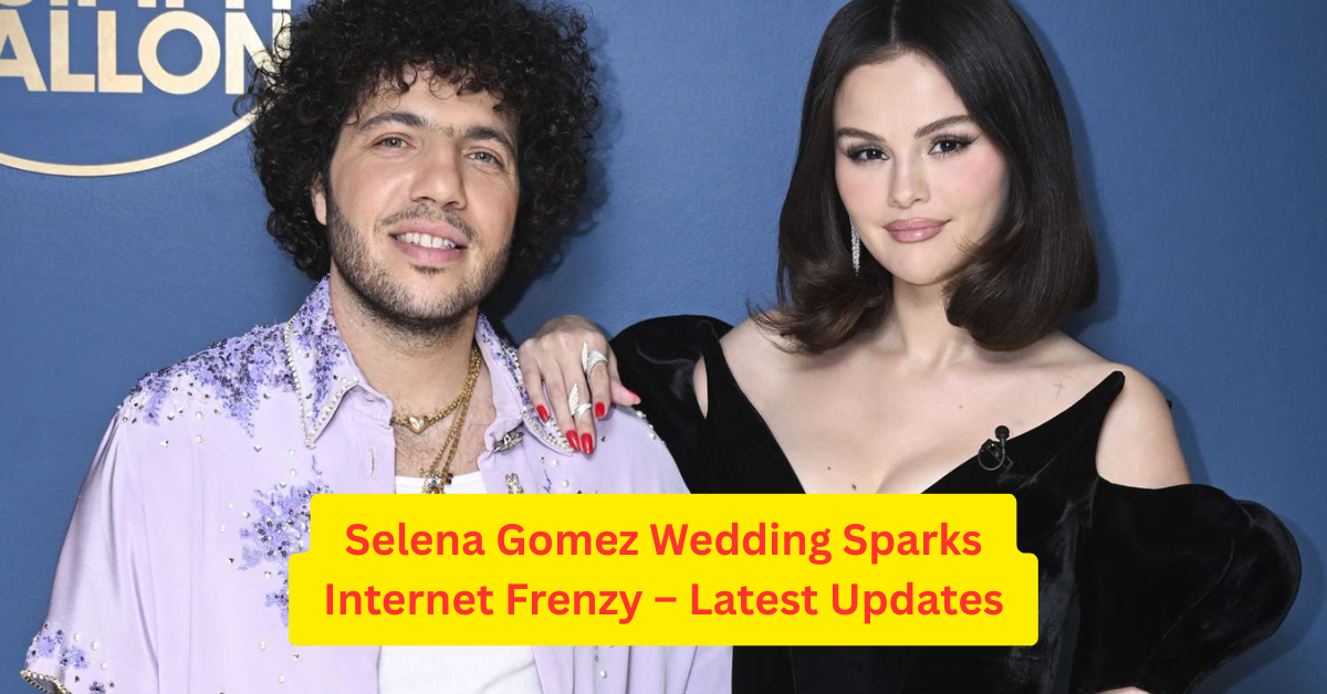 Selena Gomez in a glamorous look as wedding planning with Benny Blanco trends worldwide